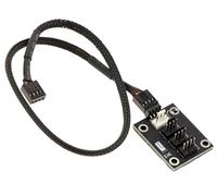 KALEA-INFORMATIQUE Splitter-type fan splitter, CPU FAN compatible, 40 cm cable. Duplicates 1 to 4