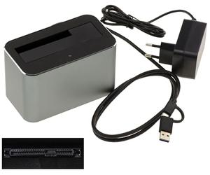 KALEA-INFORMATIQUE USB 3.0 Dock for SAS Disk SFF-8482 | USB 3.0 5Gbps Docking Station for 2.5"/3.5" SAS Drives SFF-8482 with USB-A/USB-C interfaces and aluminum enclosure.