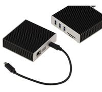 KALEA-INFORMATIQUE USB 4 Thunderbolt 3 10G to Network 10 GIGABIT Ethernet 10G Cable with USB 3.0 HUB, AQC113 Chipset