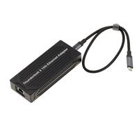 KALEA-INFORMATIQUE USB Thunderbolt 3 10G to Network 10 GIGABIT Ethernet 10G 5G 2.5G 1G 100MB Adapter Cord with Intel JHL6340 and AQC107 Controllers