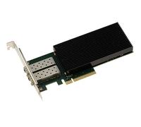 KALEA-INFORMATIQUE X722-DA2 PCIe 10G Fiber SFP+ 2 Port LAN Network Controller Card with Intel Confidential Chipset - 10GbE Ethernet Network Adapter X722