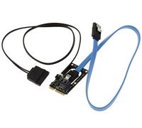 KALEAINFORMATIQUE SATA to mSATA adapter with power supply for the hard drive,...