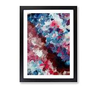 Kaleidoscope Abstract Framed Print for Living Room Bedroom Home Office Décor, Wall Art Picture Ready to Hang, Black A2 Frame (62 x 45 cm)