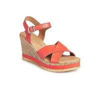 Kaleidoscope Cherry Tomato Italian Leather Wedges Red