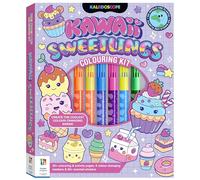 Hinkler Colouring Kit Kaleidoscope Colouring Kawaii Kingdom Sweetlings Kit