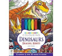 Kaleidoscope Colouring Kit Dinosaurs Dragons Robots & More