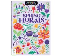 Hinkler - Kaleidoscope Colouring Spring Florals - Colouring Books for Adults - Nature Coloring - Arts and Crafts Gifts - Hobbies for Adults - Travel Colouring Book - Mindfulness and Stress Relief