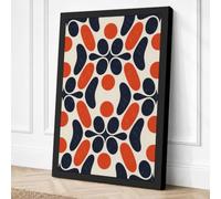 Kaleidoscope Geometry Canvas Wall Art Print 18x12 Inch