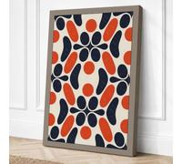 Kaleidoscope Geometry Canvas Wall Art Print 18x12 Inch