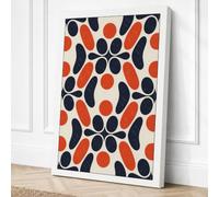 Kaleidoscope Geometry Canvas Wall Art Print 18x12 Inch
