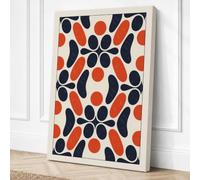 Kaleidoscope Geometry Canvas Wall Art Print 30x20 Inch
