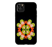 Kaleidoscope Girl Faces Retro Psychedelic Design Case for iPhone 11 Pro Max