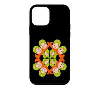 Kaleidoscope Girl Faces Retro Psychedelic Design Case for iPhone 12 mini