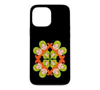 Kaleidoscope Girl Faces Retro Psychedelic Design Case for iPhone 13 Pro Max