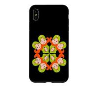 Kaleidoscope Girl Faces Retro Psychedelic Design Case for iPhone XS Max