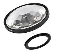Kaleidoscope Glass Prism 72mm Camera Glass Filter Changeable Number of Subjects Camera Accessories(72mm Kaleidoscope Filter)