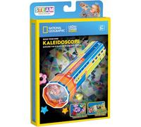 University Games National Geographic Build Your Own Kaleidoscope, STEAM Education Science Toy, Ages 5+