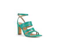 Kaleidoscope Jade Green Strappy Heeled Sandals Green