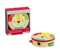 Petit Collage PTC342 Kaleidoscope Lion Wooden Tambourine, Multi