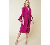 Kaleidoscope Magenta Frill Sleeve Jacket Magenta