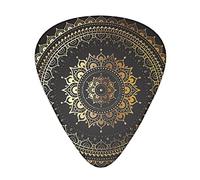Kaleidoscope Mandala* Guitar Picks Pack Of 12,Comfortable Feel, Smooth Edges, Abrasion,Suitable For Guitar, Ukulele, Etc.