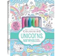 Kaleidoscope Pastel Colouring Kit: Unicorns, Narwhals, More