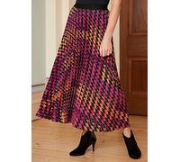 Kaleidoscope Printed Geo Maxi Skirt Black