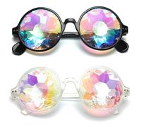 Kaleidoscope Psychedelic Glasses Cosplay Rainbow Prism Sunglasses Goggles