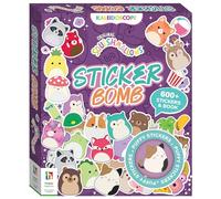 Hinkler- Original Squishmallows Kaleidoscope Sticker Bomb Kit - for Ages 6 Years + - Over 600 Squishmallow Stickers - Arts and Crafts Activities - Gifts for Girls - Craft Projects