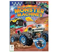 Kaleidoscope Sticker Colouring Monster Trucks