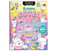 Kaleidoscope Super Cute Sticker Coloring Book