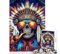 Kaleidoscopic Wisdom Jigsaw for Teenagers 1000 Pieces Improve Mental Performance Effectively Gentle Relaxing Leisure Game (38X52cm)