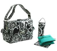 Kalencom Fashion Diaper Bag, Changing Bag, Nappy Bag, Mommy Bag, Laminated Buckle Bag (Surf)