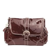 Kalencom Laminated Buckle Bag, Chocolate Corduroy