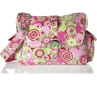 Kalencom Laminated Buckle Bag, Jazz Ruby