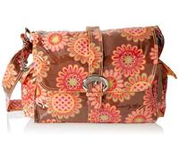 Kalencom Laminated Buckle Bag, Tuscany Chocolate