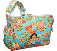Kalencom Laminated Buckle Bag, Tuscany Turquoise