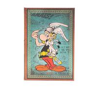 Kalendarz Paperblanks 2025 Asterix The Gaul Midi tygodniowy HOR: tydzień na dwóch stronach, zamykany na gumkę, Papier 100 GSM