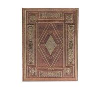 Kalendarz Paperblanks 2025 First Folio Ultra tygodniowy HOR: tydzień na dwóch stronach, zamykany na gumkę, Papier 100 GSM