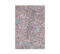 Kalendarz Paperblanks 2025 Granada Turquoise Mini tygodniowy HOR Flexi: tydzień na dwóch stronach, zamykany na gumkę, Papier 100 GSM