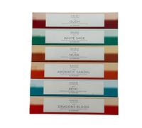 Kalesi Collection Spiritual Essence Hand Rolled Masala Incense Sticks Mix - 6 Pack (90 Sticks)