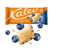 Kalev - White Chocolate with Rice and Blueberries - Pack (1 x 190 g)