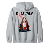 KALEVALA Finnish Mythology - Kullervo's Sister Zip Hoodie
