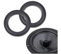 Kalevel 2 Pcs 8 Inch Speaker Rings Edge Surround Ring Rubber Surround Repair Parts Replacement Box Parts Accessories for Speaker Repair or DIY
