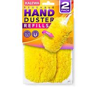 Kalewa Microfiber Reusable Refills for Swiffer Duster (2 Pack), 360 Heavy Duty Duster Refills (Handle is Not Included)