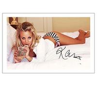 Kaley Cuoco - Big Bang Theory, Flight Attendant Signed 12x8 Inch Photo Print With Pre Printed Signature Autograph Gift Wall Art, Artwork