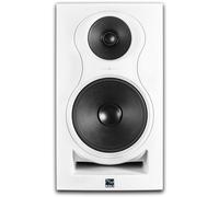 Kali Audio IN-8W V2 8" Powered 3-Way Studio Monitor - 140W Speaker System - Boundary Compensation EQ Settings - for Mixing, Recording, Audio Production - XLR, TRS, RCA Inputs - Single, White
