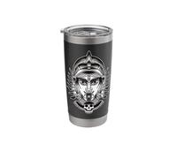 Kali Goddess Blackwork Tattoo Flash Stainless Steel Insulated Tumbler
