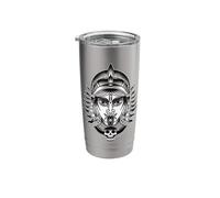 Kali Goddess Blackwork Tattoo Flash Stainless Steel Insulated Tumbler