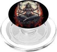 Kali Goddess of Death, Time and Doomsday Hindu Yoga Women PopSockets PopGrip for MagSafe